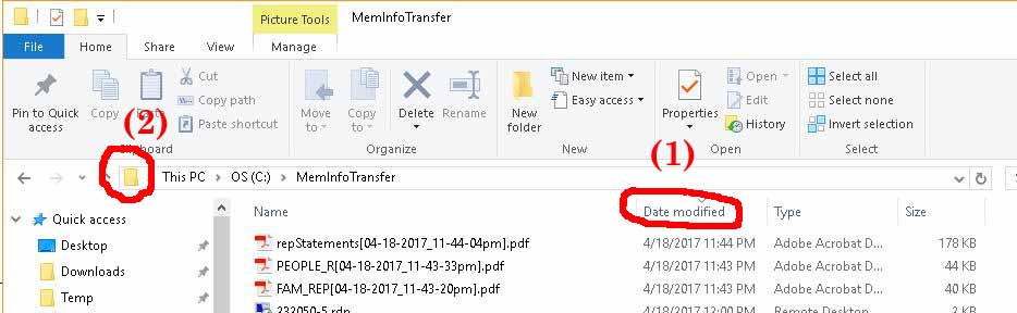 Transfer Folder